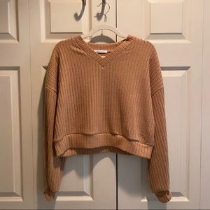 Vintage-style V-Neck Sweater